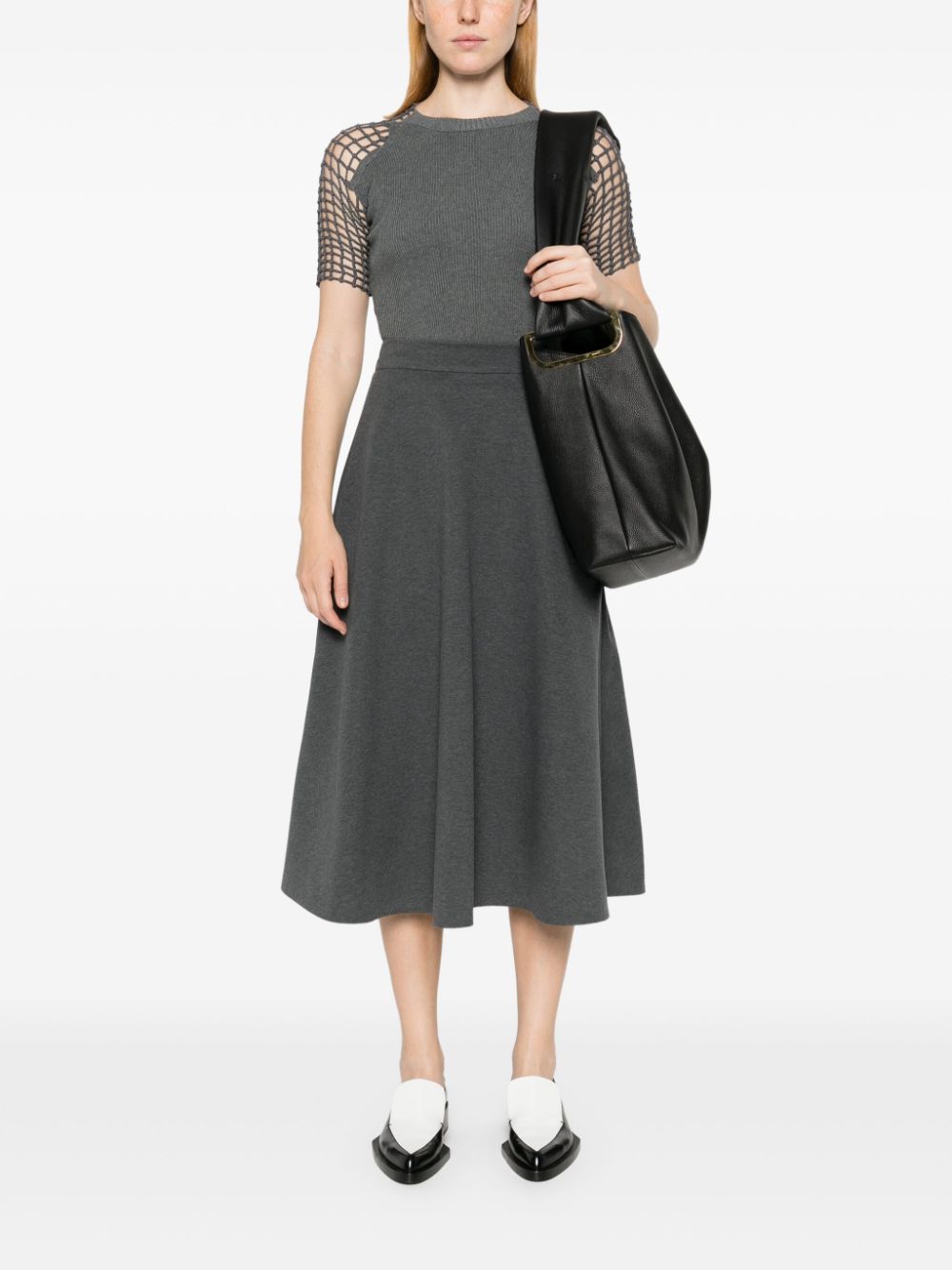Brunello Cucinelli  Circle midi skirt