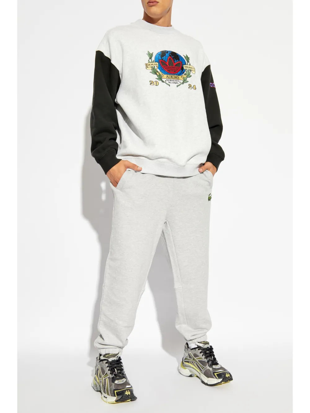 adidas  embroidered-logo sweatshirt