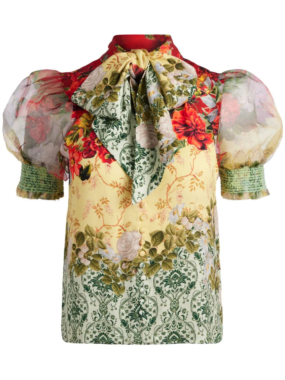 alice + olivia  Brentley floral-print blouse