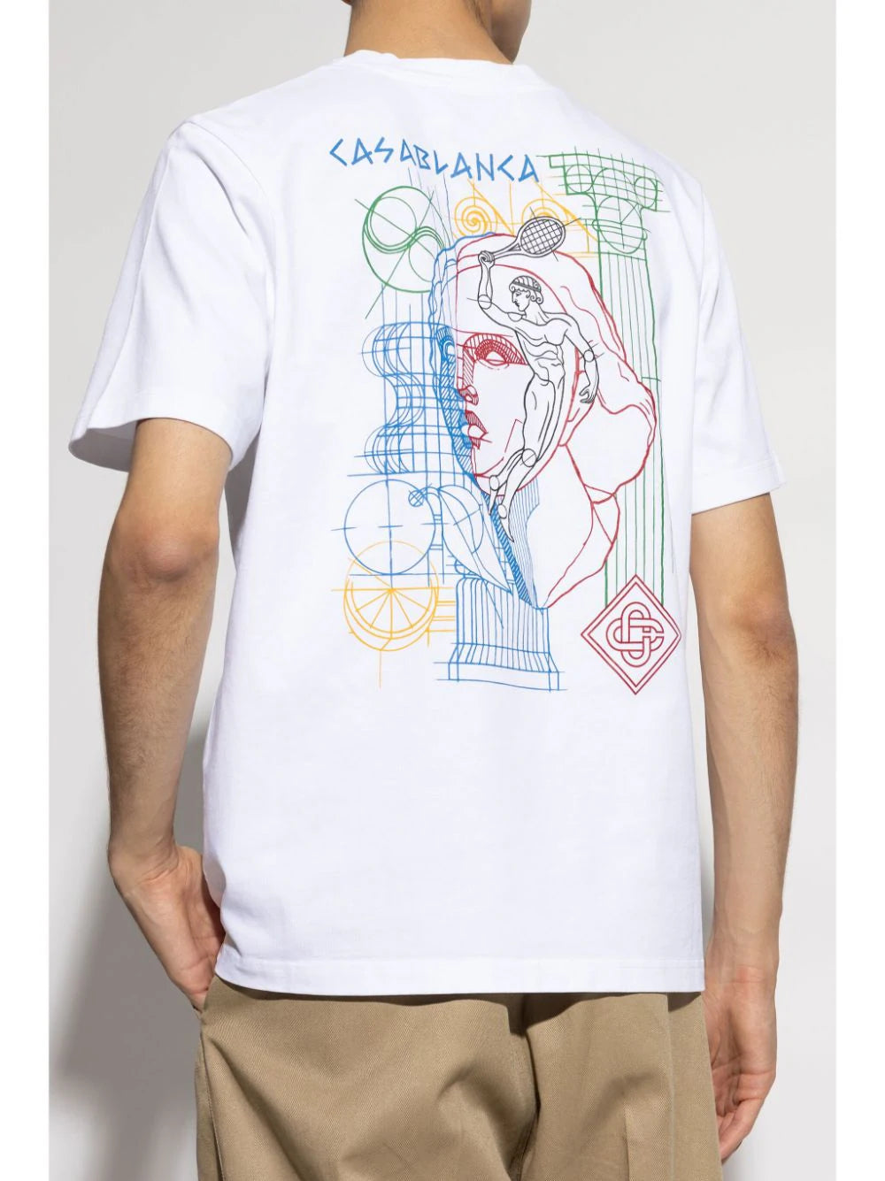 Casablanca graphic-print cotton t-shirt