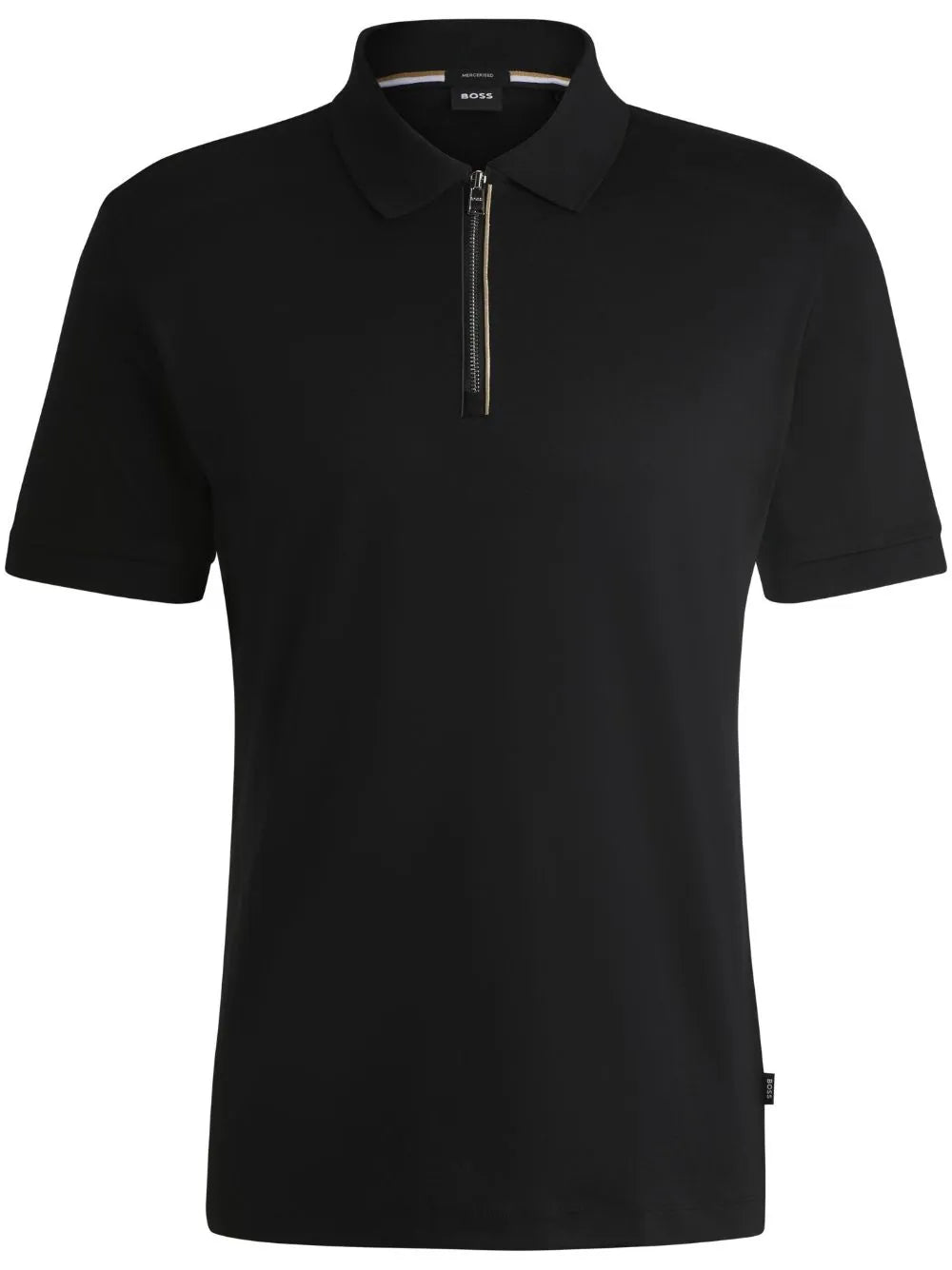 BOSS  zip-fastening polo shirt