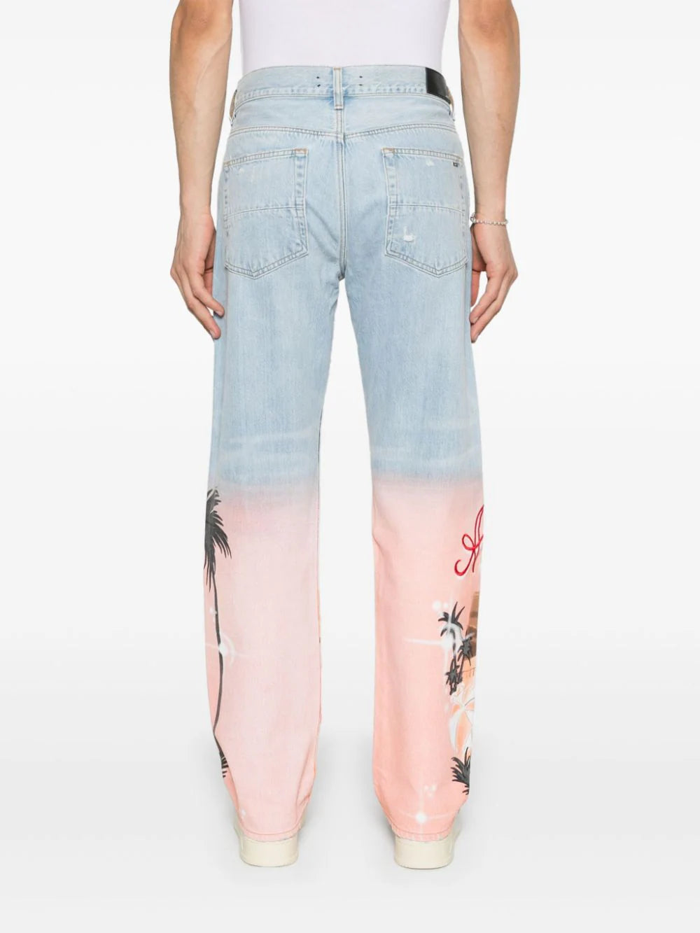 AMIRI logo-embroidered jeans