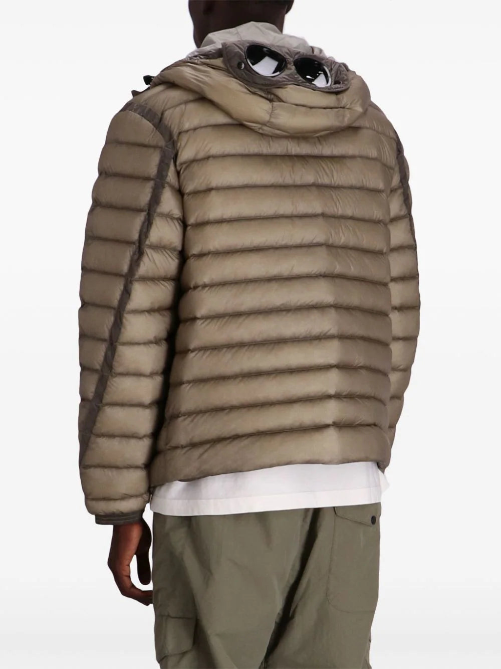 C.P. Company  D.D. Shell goggle down jacket