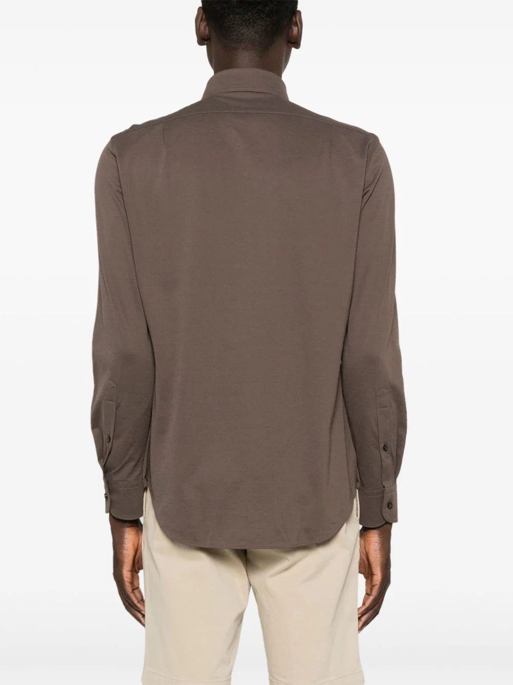 Boggi Milano Japanese-jersey shirt
