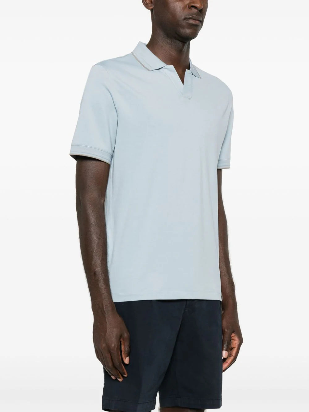 Boggi Milano logo-tag polo shirt