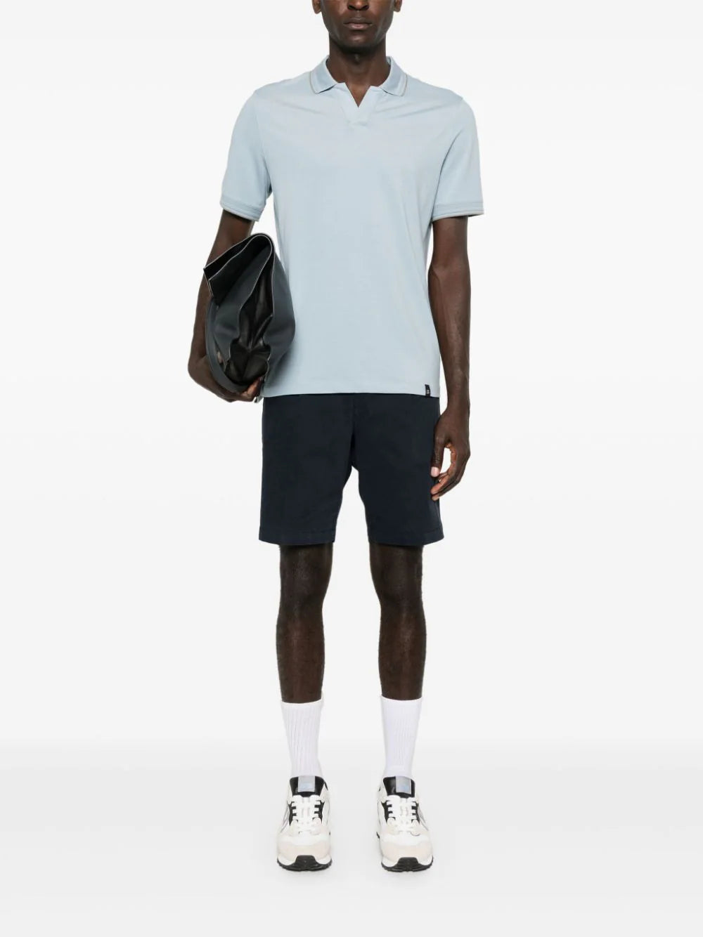 Boggi Milano  logo-tag polo shirt