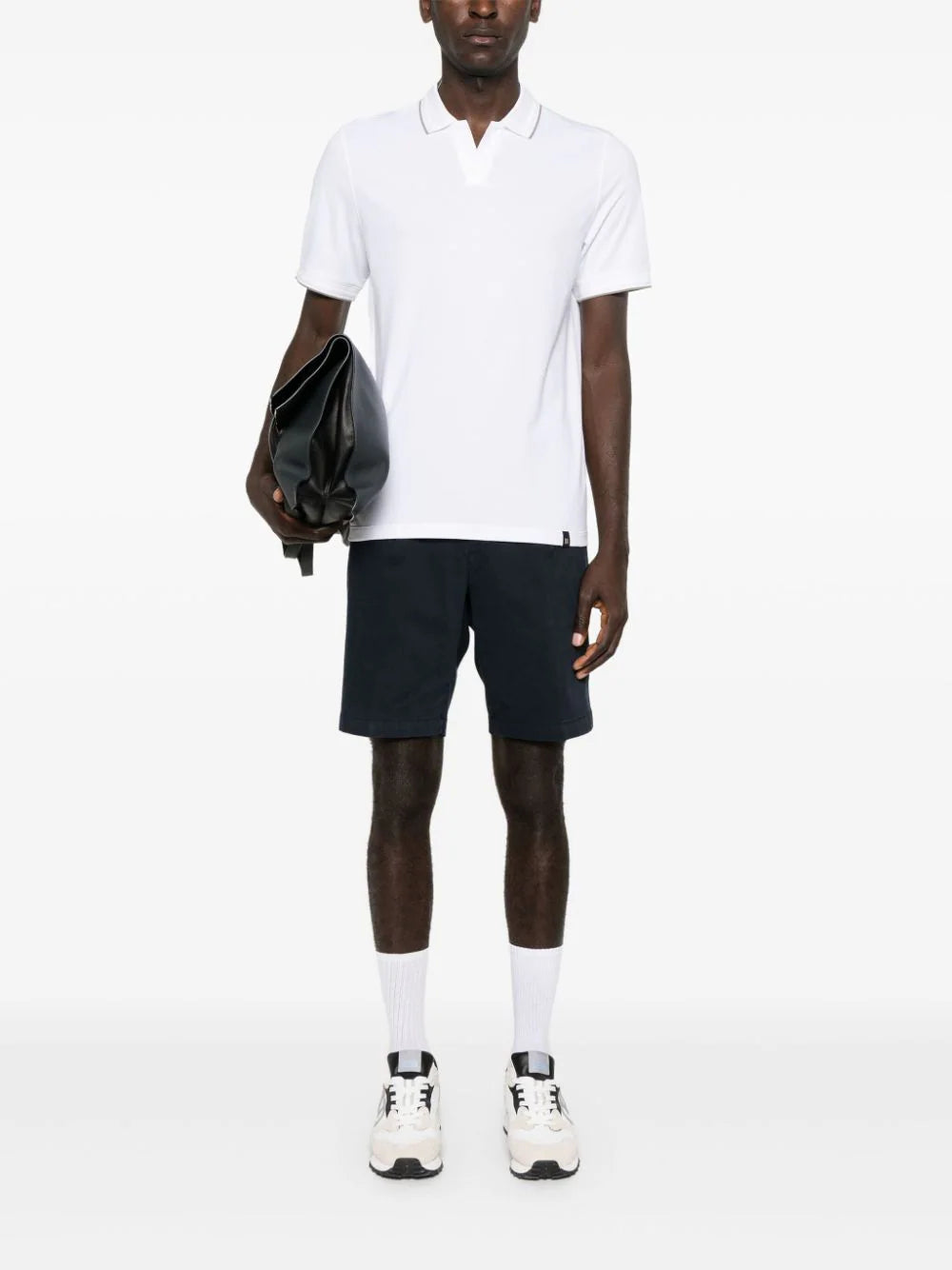 Boggi Milano  logo-tag polo shirt