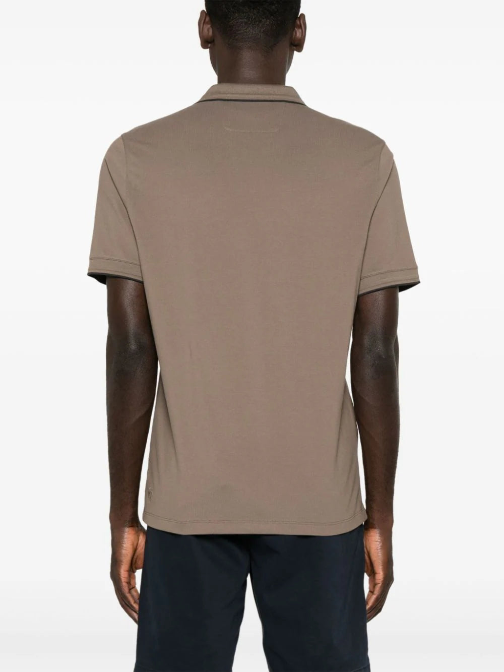 Boggi Milano  logo-tag polo shirt