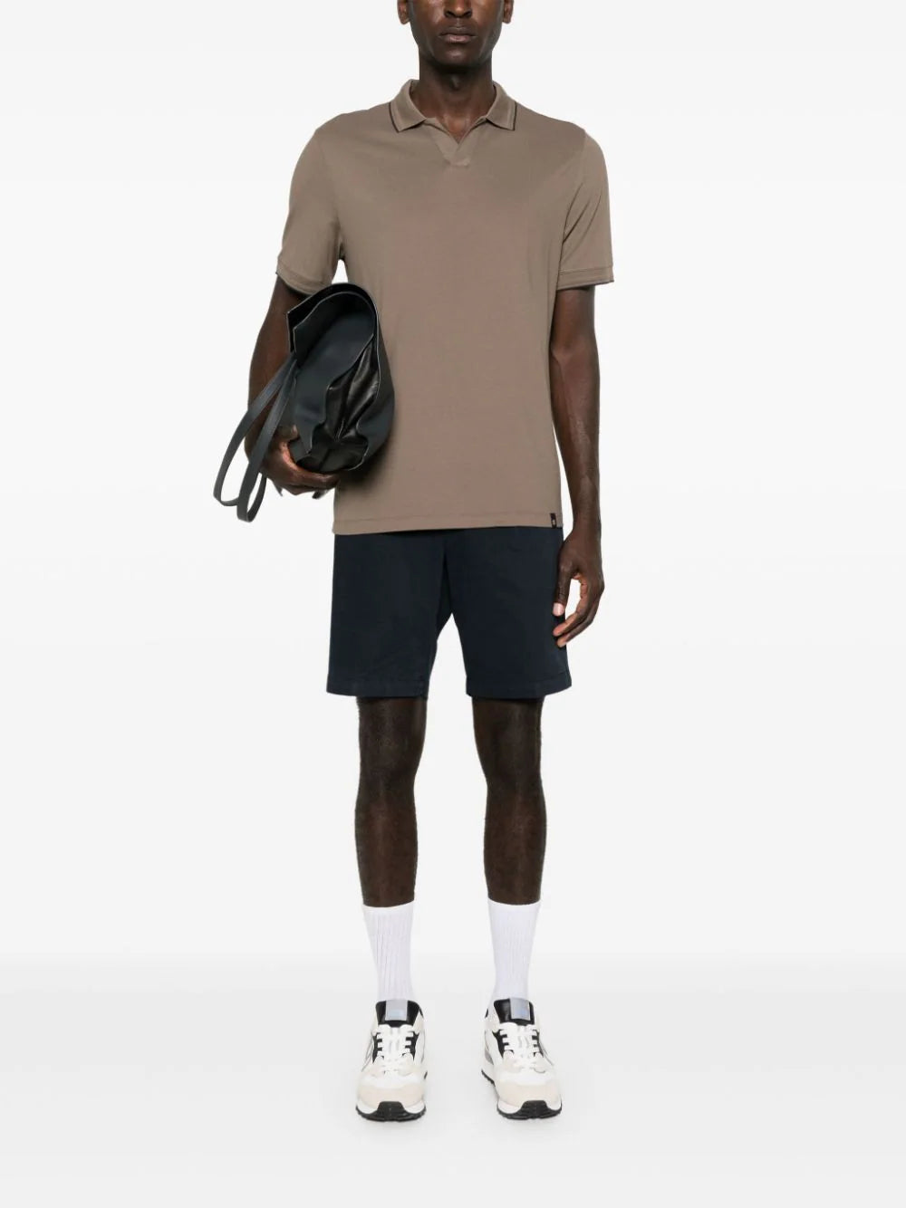 Boggi Milano  logo-tag polo shirt