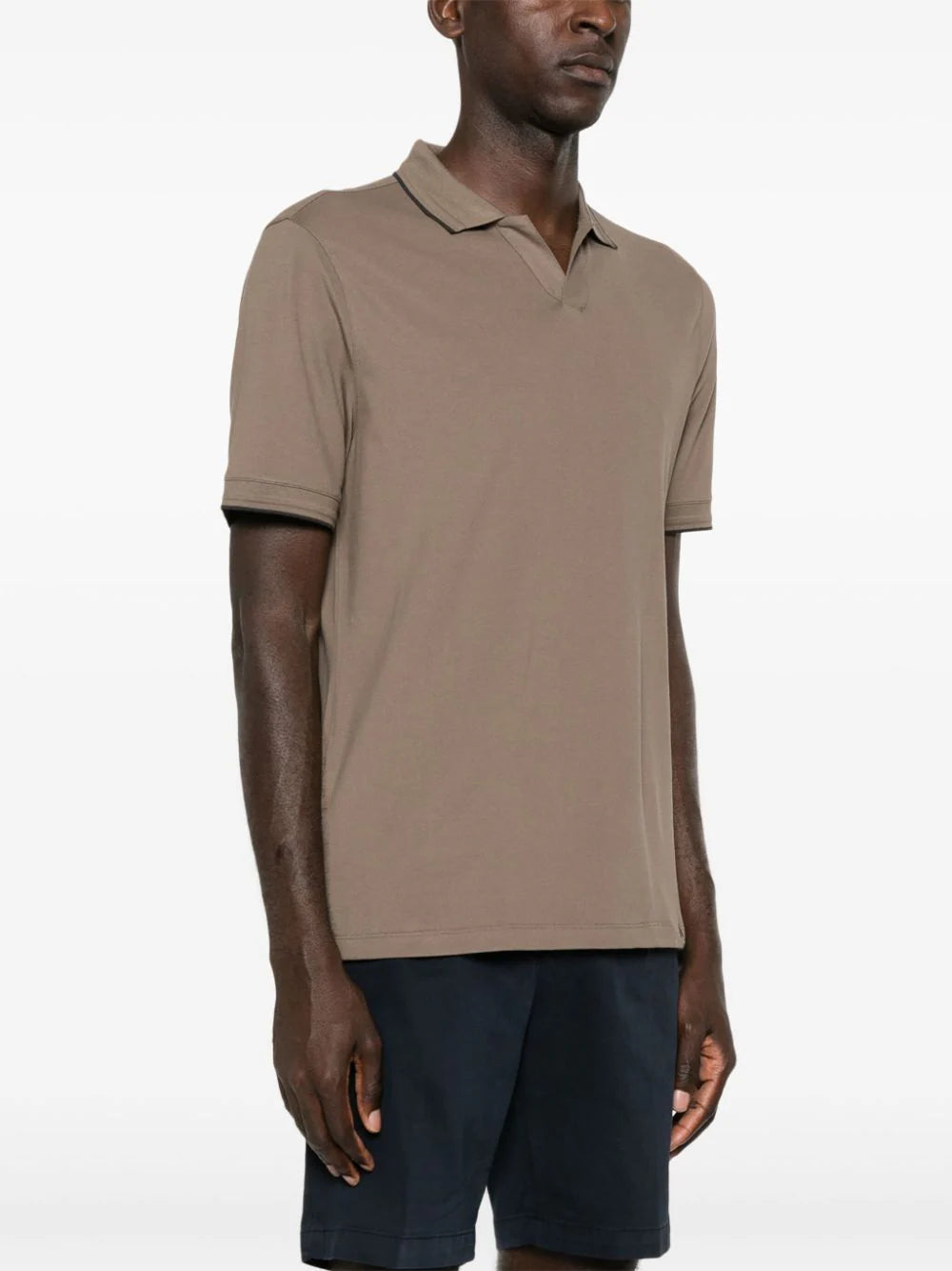 Boggi Milano  logo-tag polo shirt