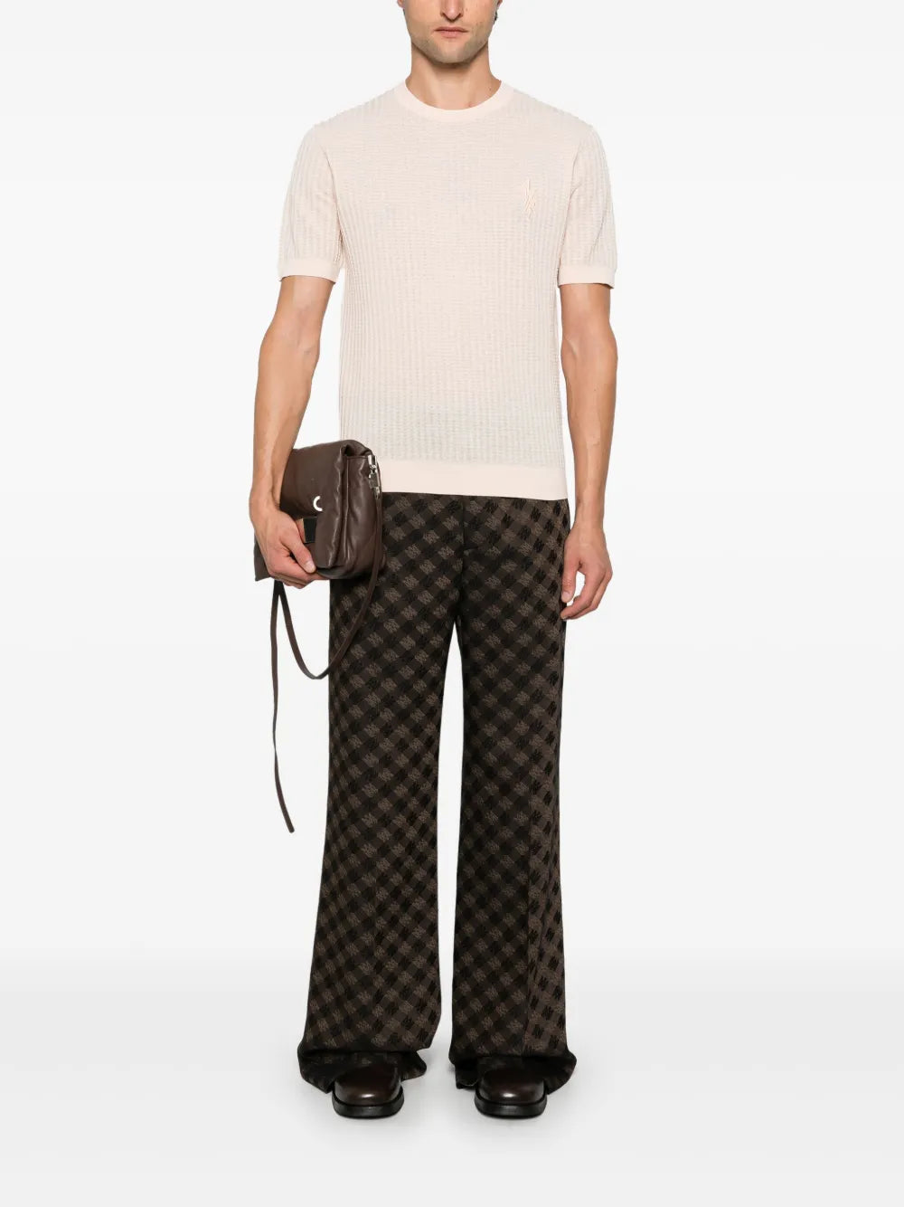 AMIRI pointelle-knit T-shirt