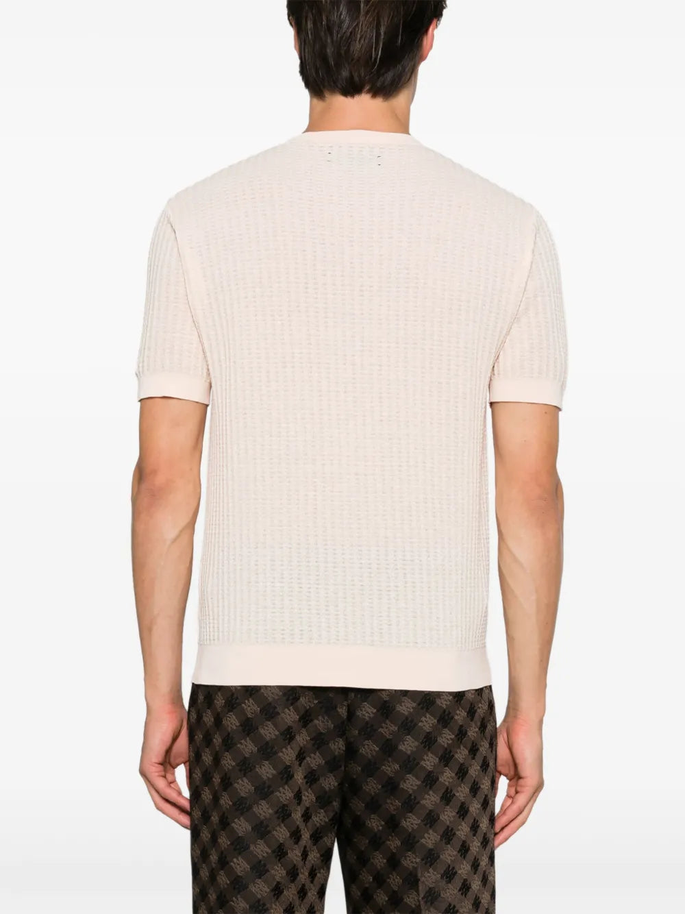 AMIRI pointelle-knit T-shirt