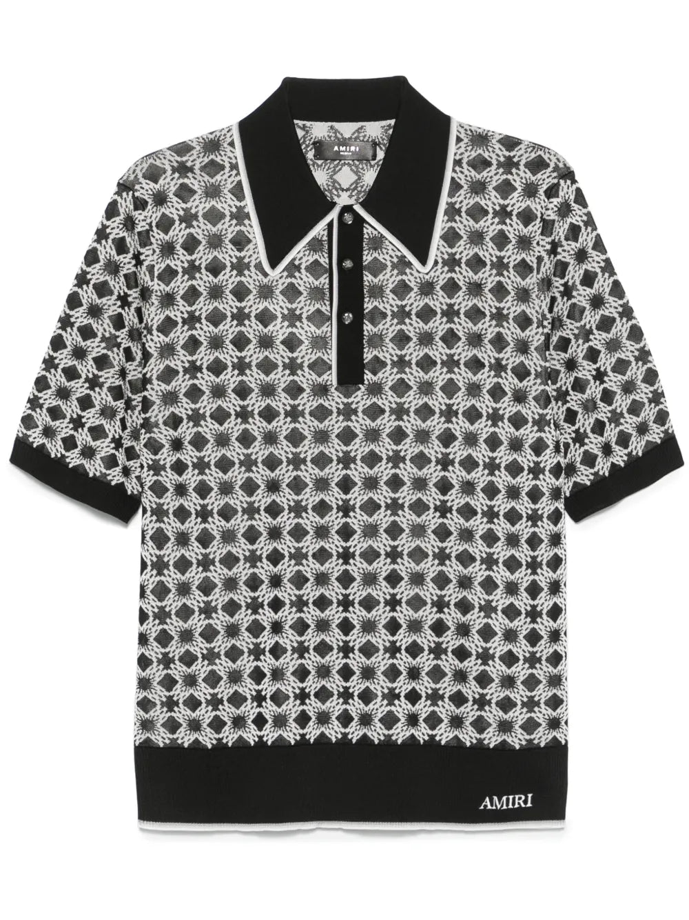 AMIRI  AMKNPO1058AMKNPO1058 BlaBlack polo shirt