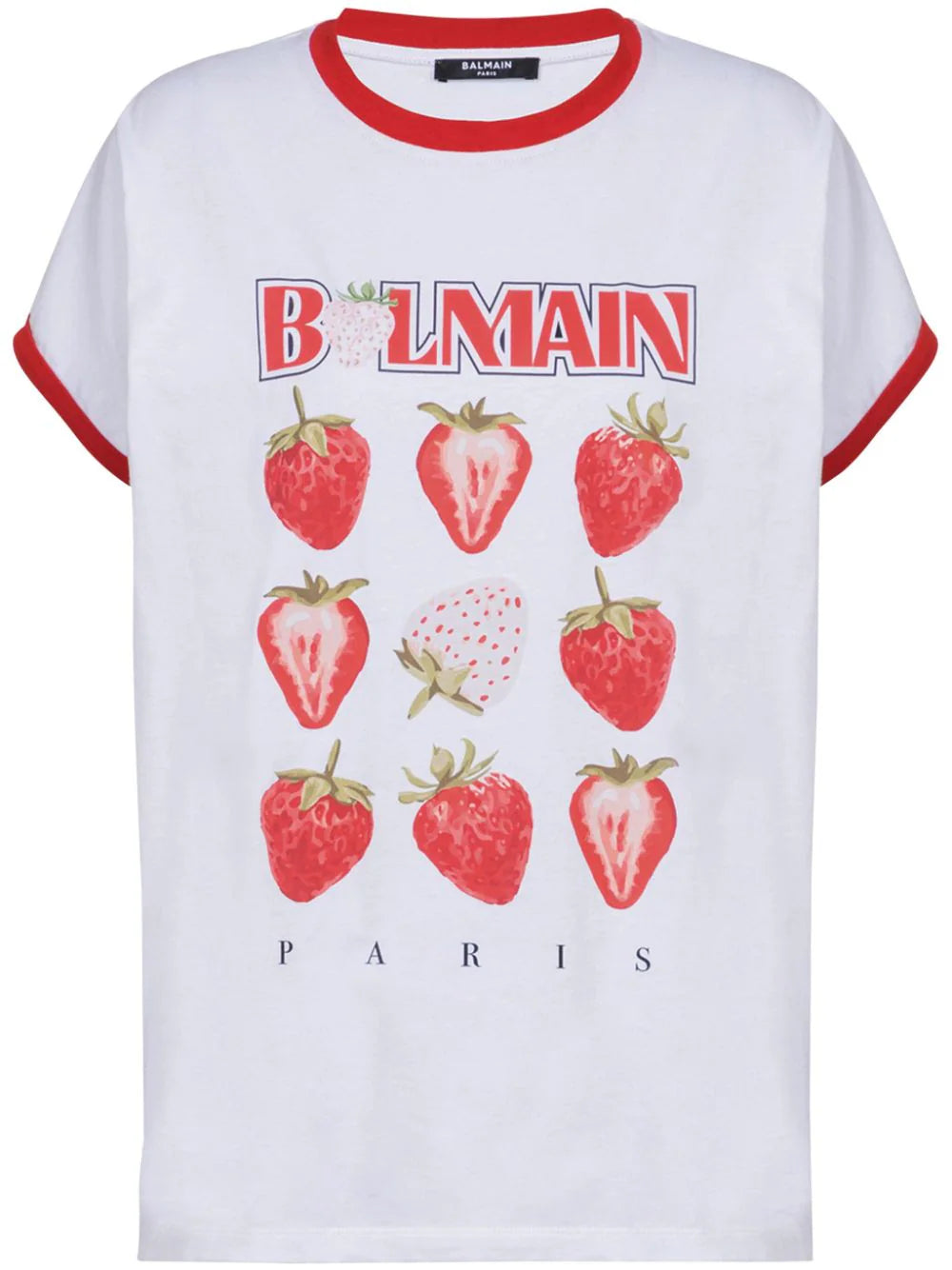 Balmain  strawberry print T-shirt