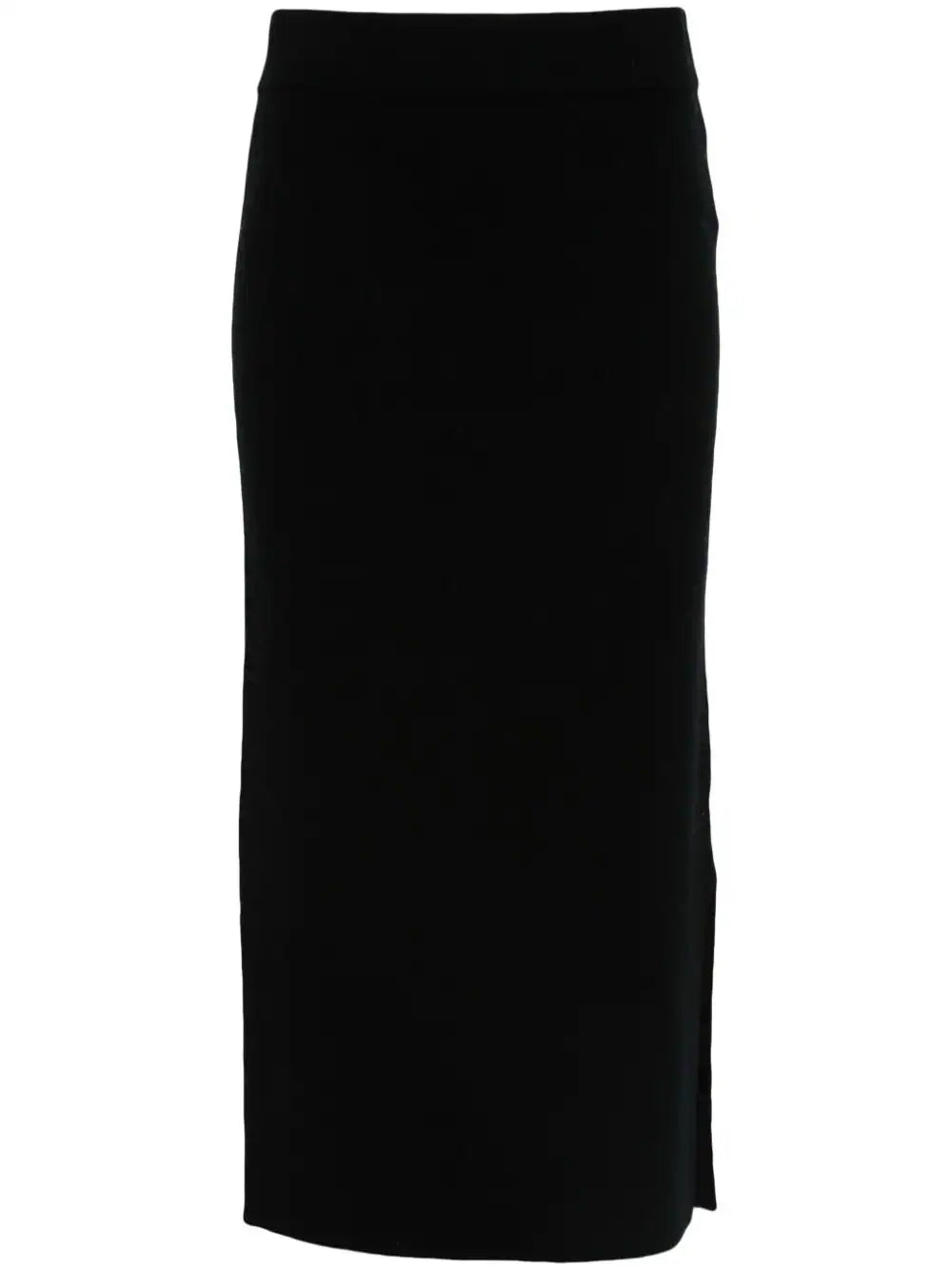 Allude  ribbed-knit midi skirt