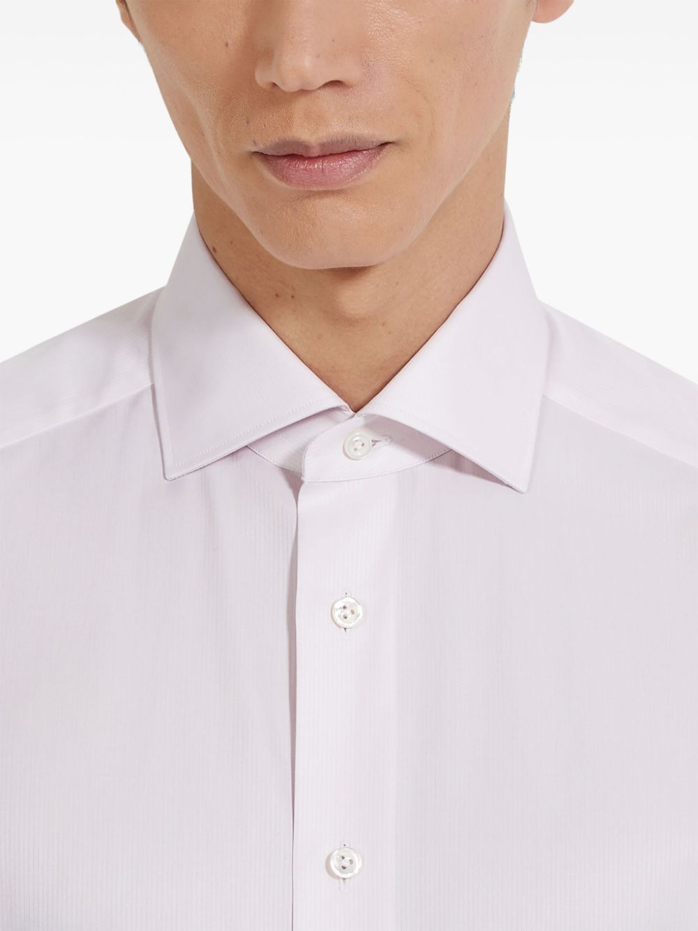 Zegna striped cotton shirt