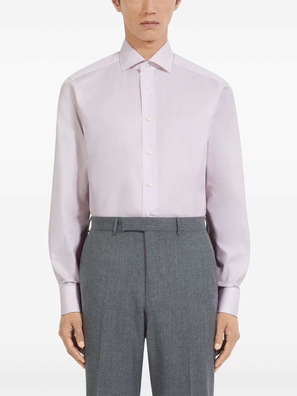 Zegna striped cotton shirt