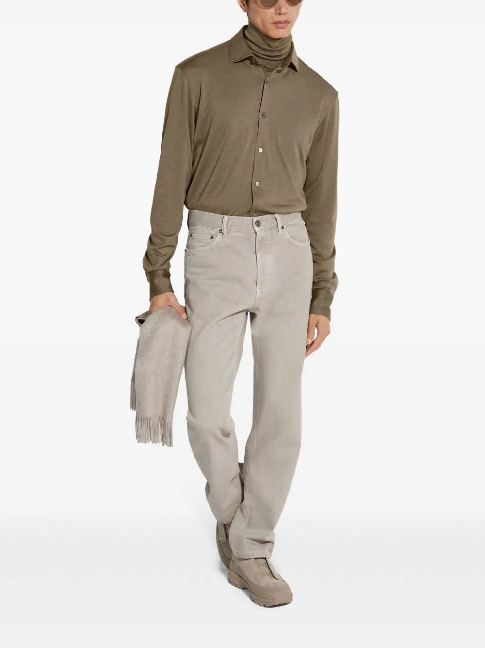 Zegna  twill shirt