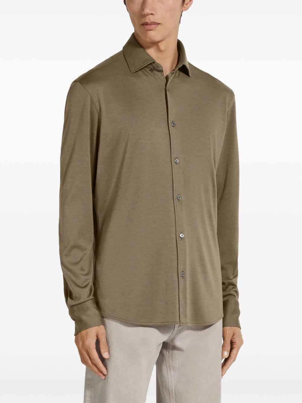 Zegna  twill shirt