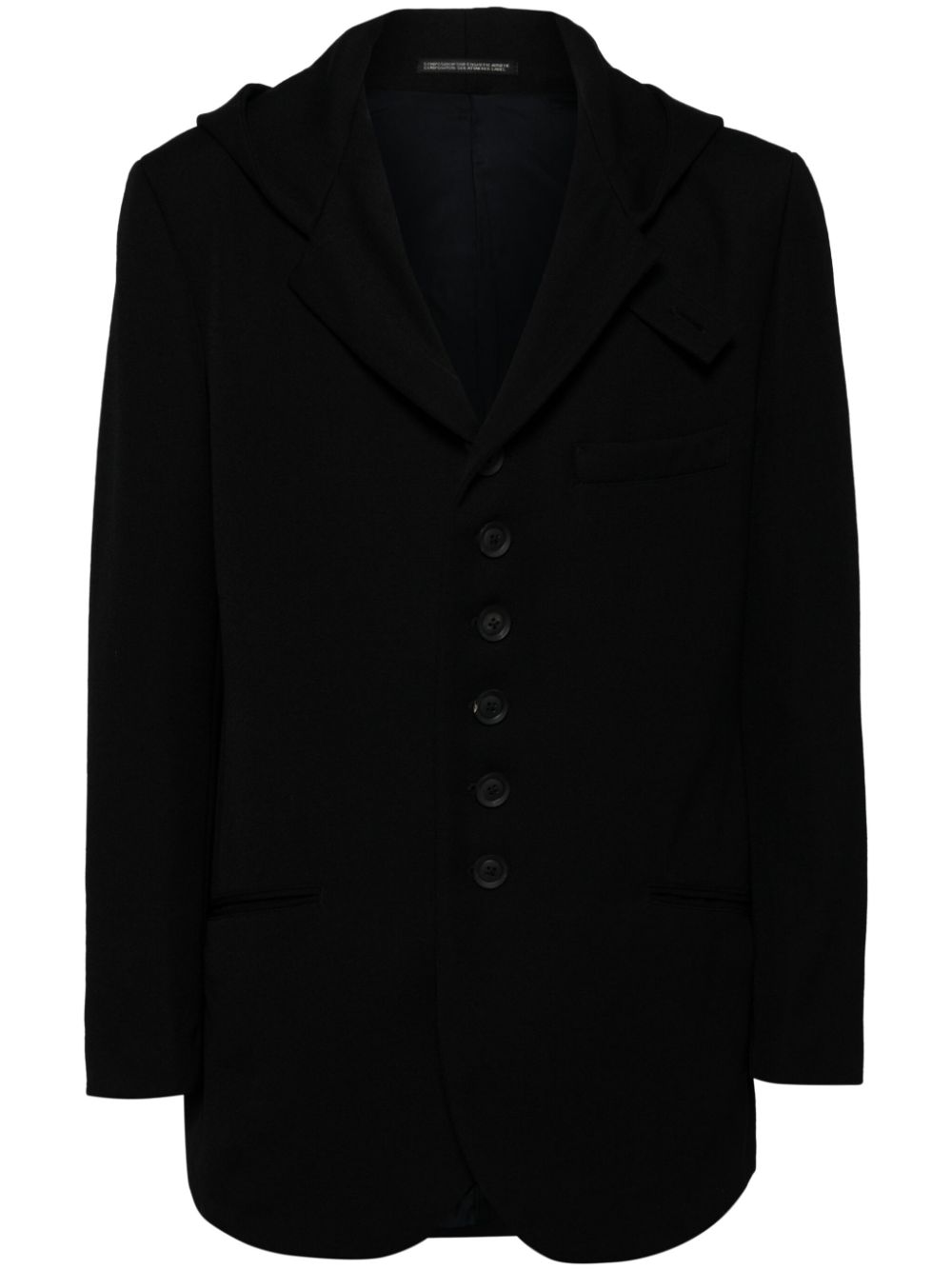 Yohji Yamamoto  hooded wool jacket