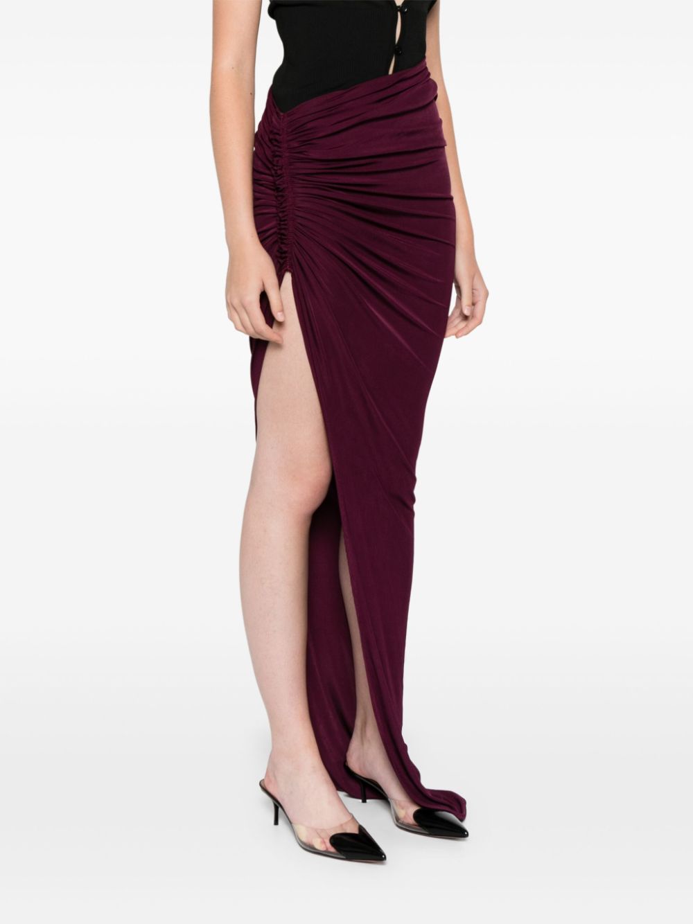 Atlein  asymmetric midi skirt