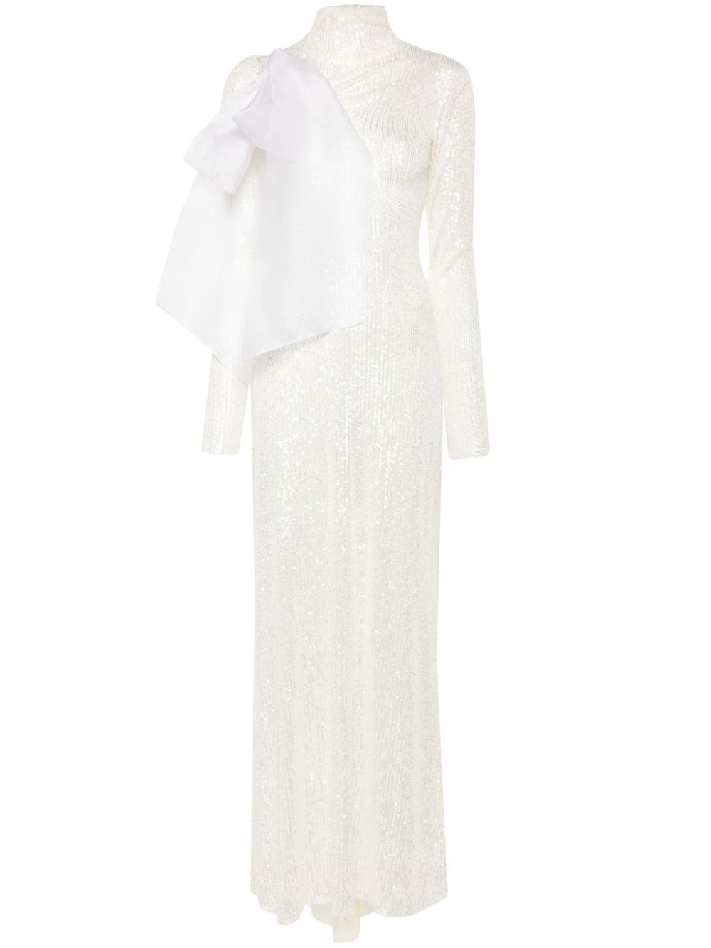 Atu Body Couture  draped-detail gown
