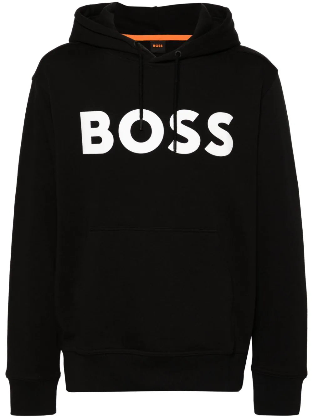 BOSS  logo-print hoodie