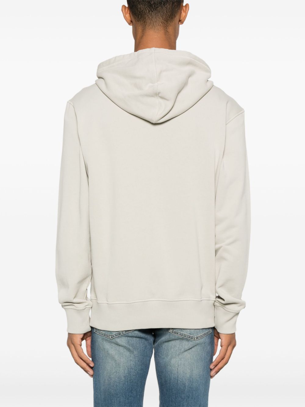 BOSS  logo-embroidered hoodie