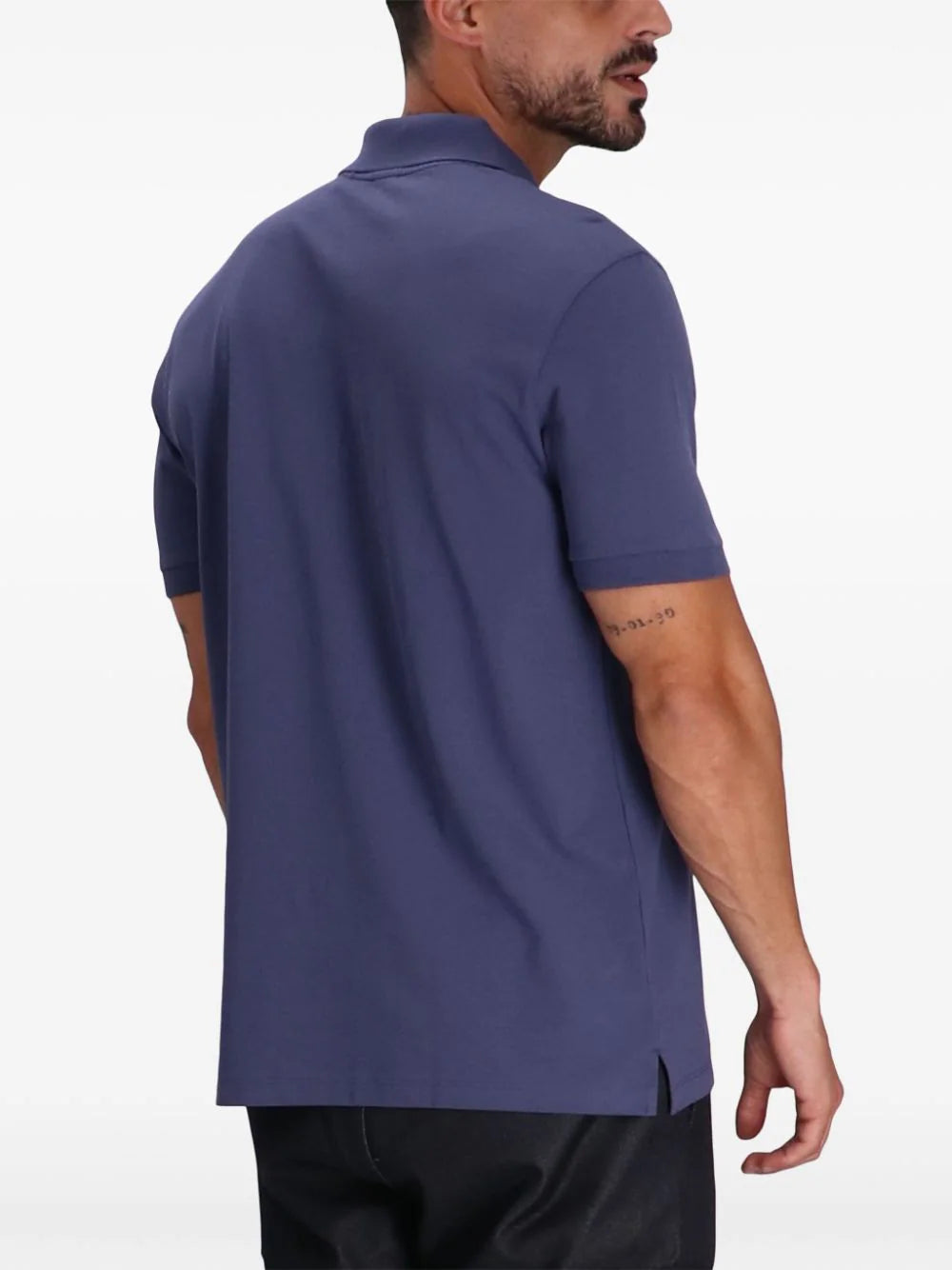 BOSS  logo-embroidered polo shirt