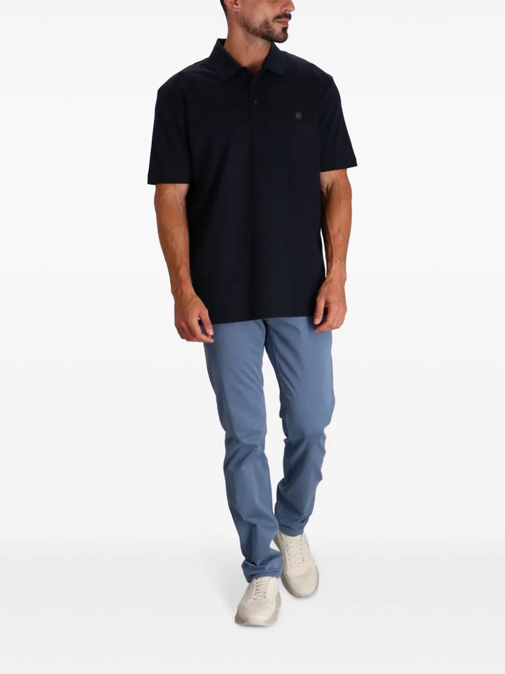 BOSS logo-patch polo shirt - Image 2