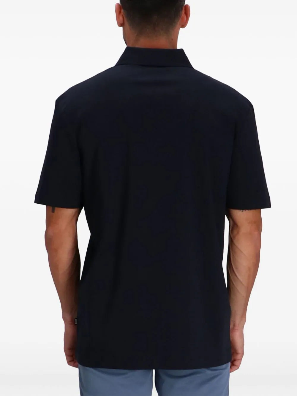 BOSS logo-patch polo shirt - Image 4