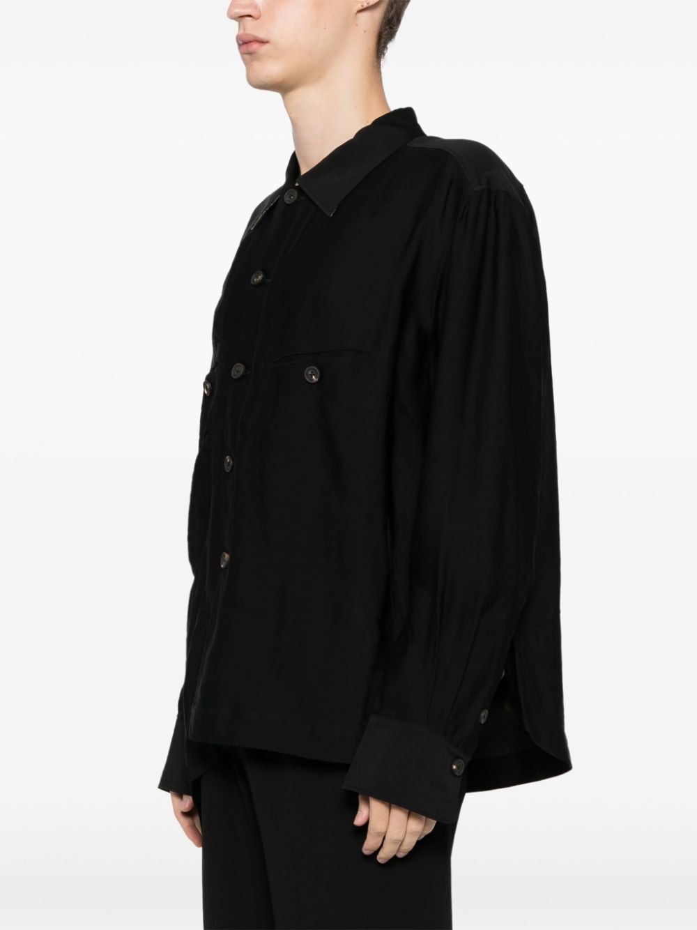 Ziggy Chen  asymmetric shirt jacket