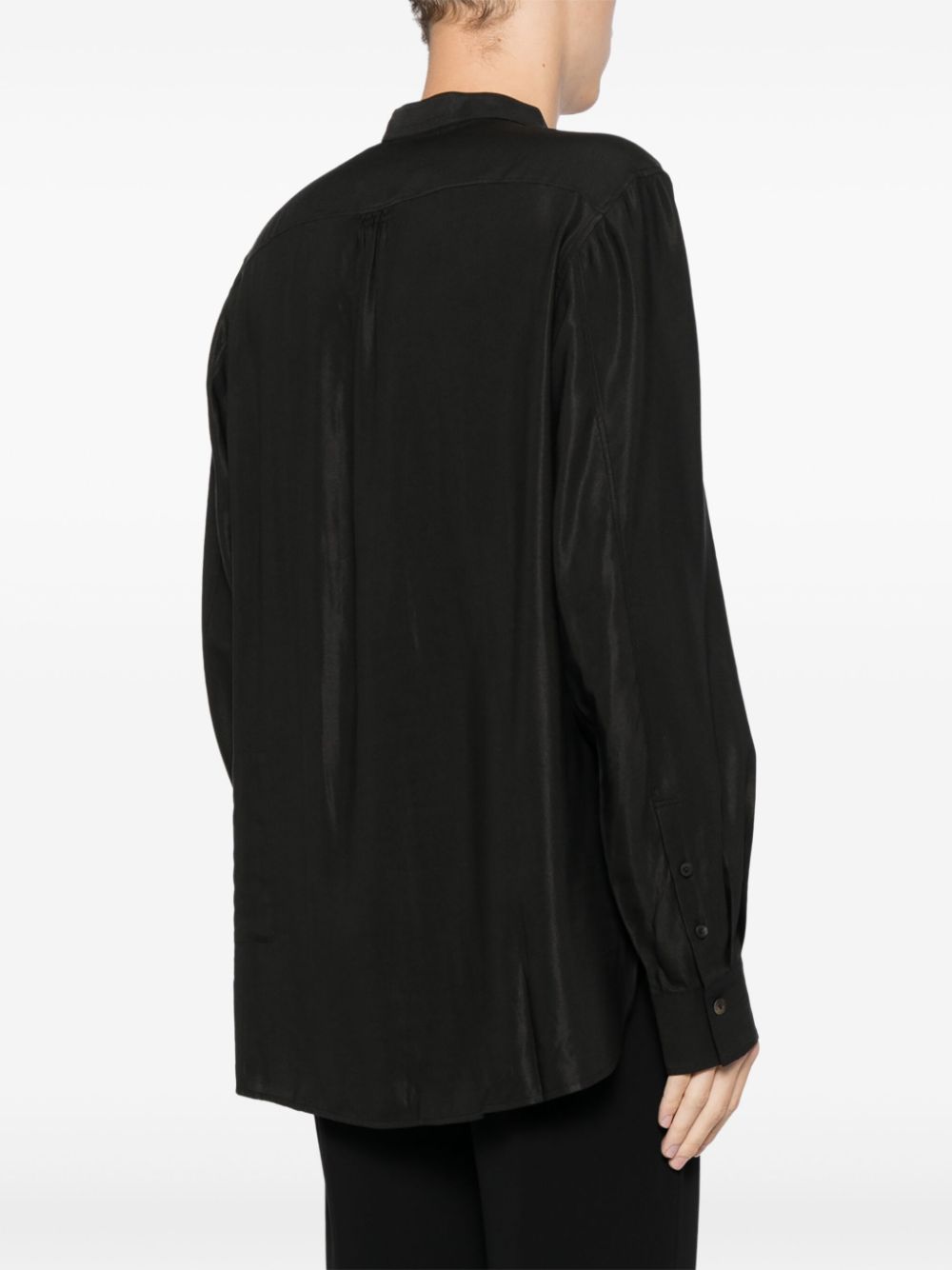 Ziggy Chen  collarless shirt