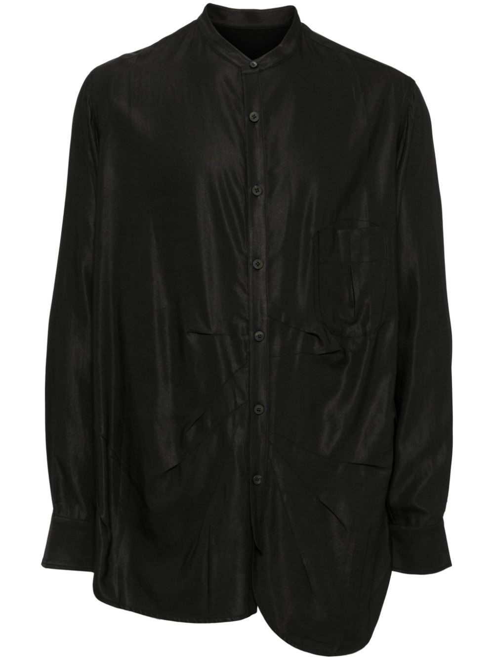 Ziggy Chen  collarless shirt