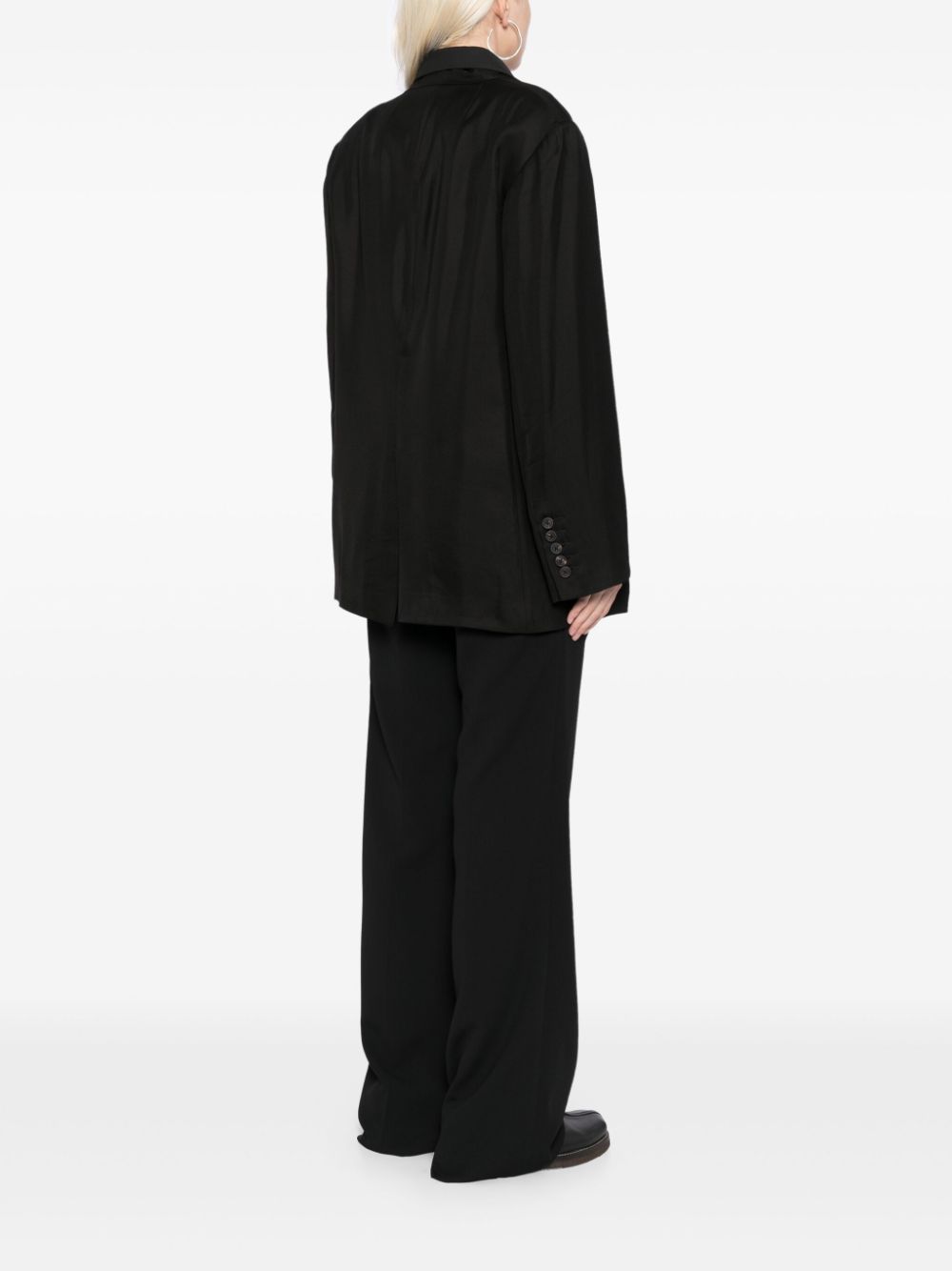 Ziggy Chen  asymmetric long sleeve blazer