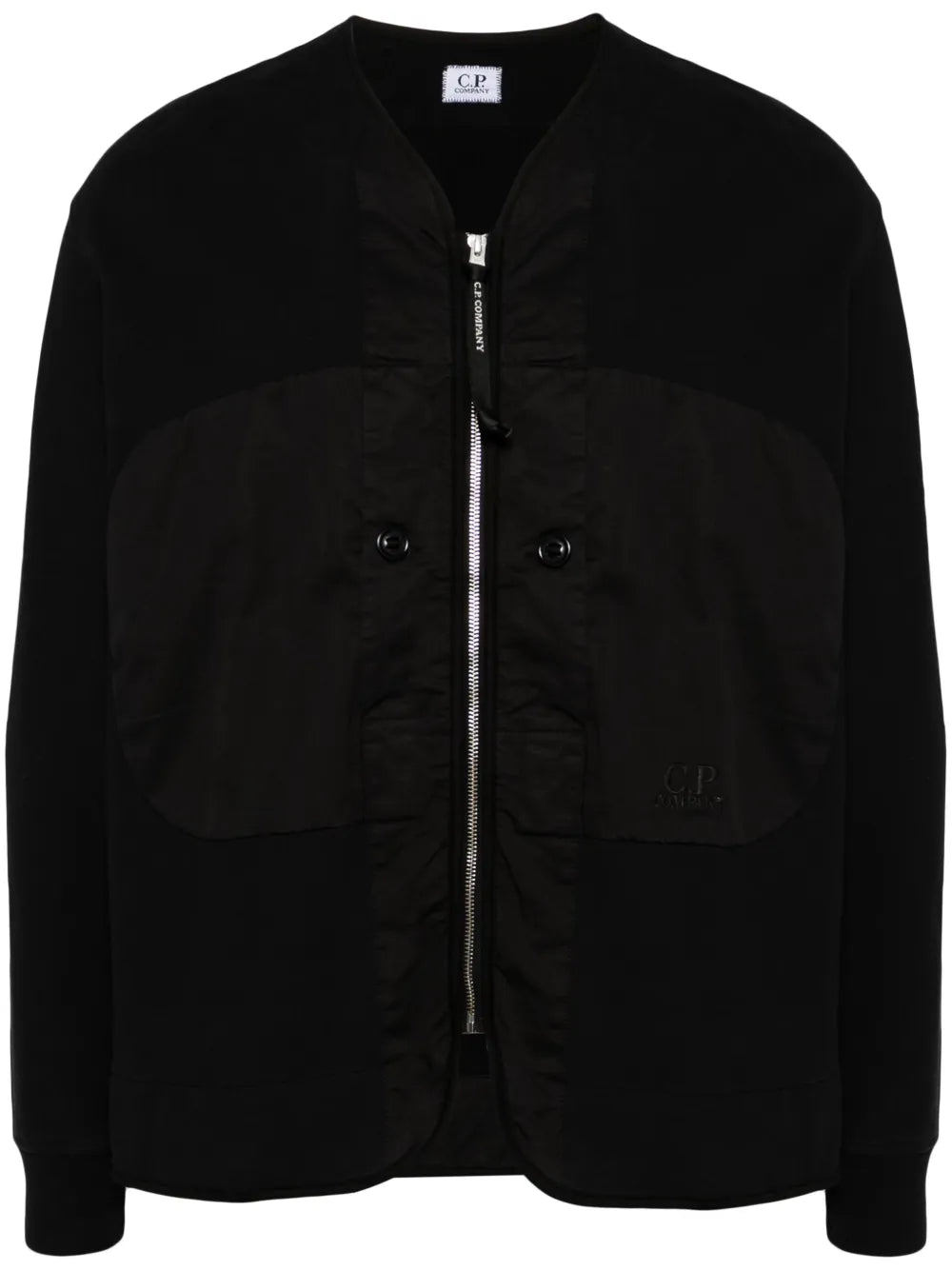 C.P. Company  logo-embroidered jacket