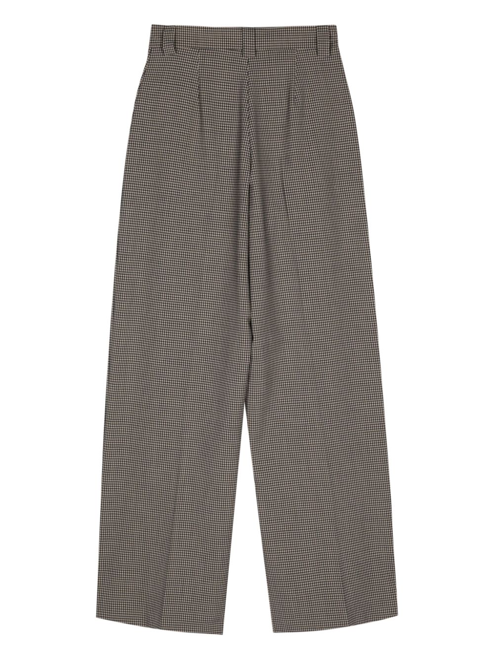 Alysi  houndstooth wide-leg trousers