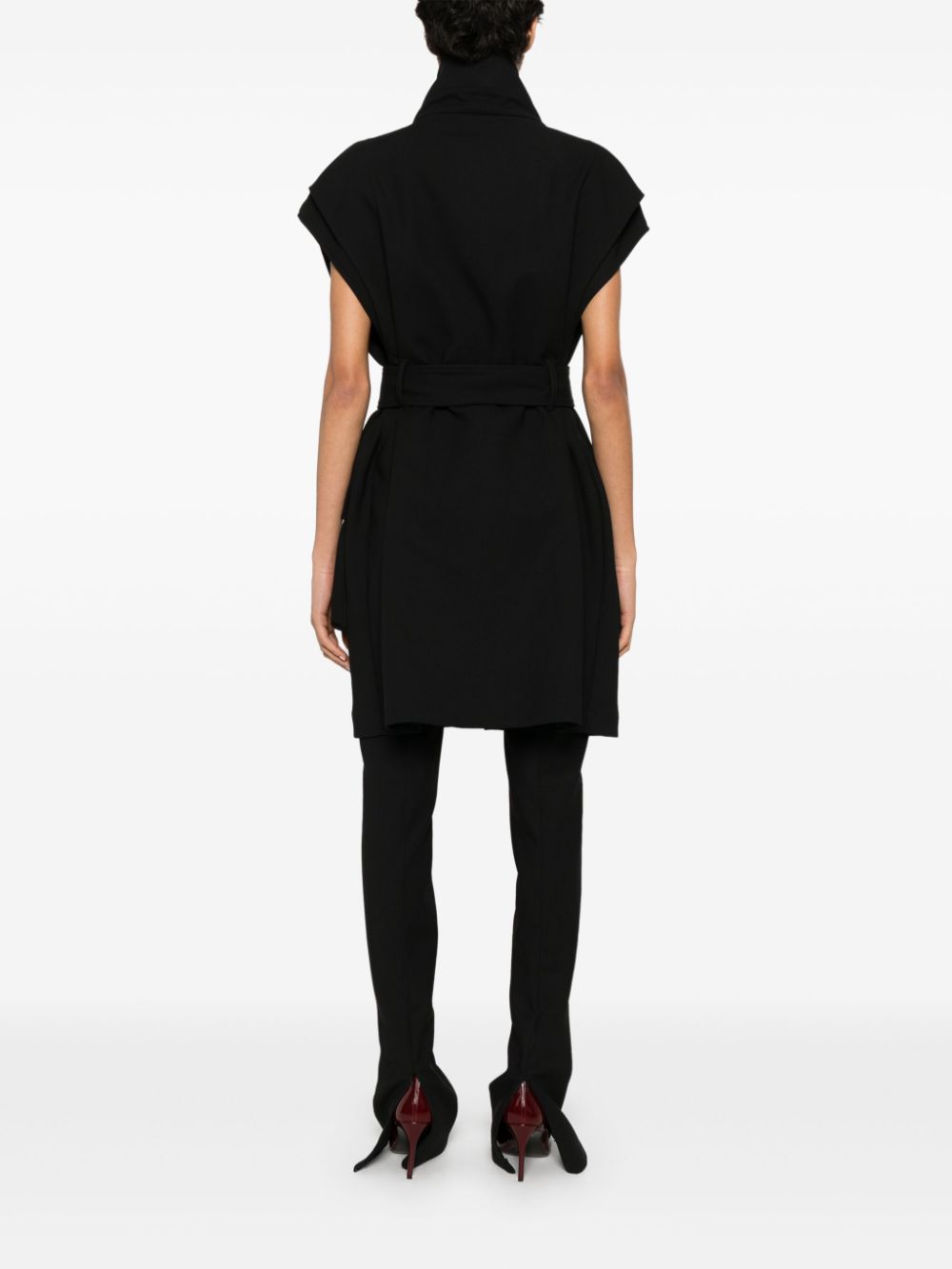 ARMARIUM  belted short-sleeve jacket