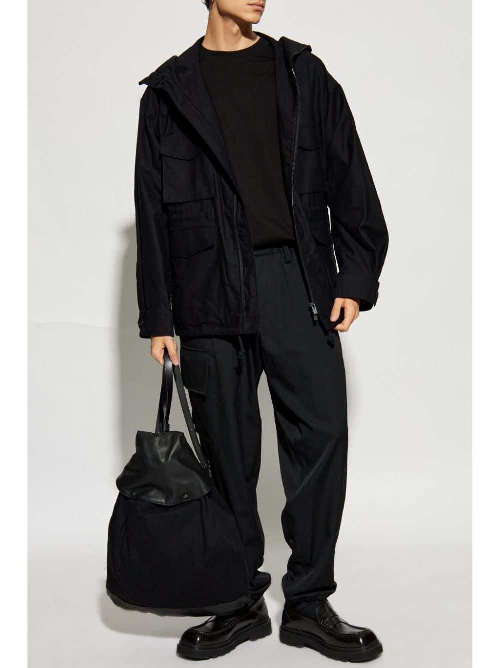 Yohji Yamamoto zip-up hooded jacket - Image 2