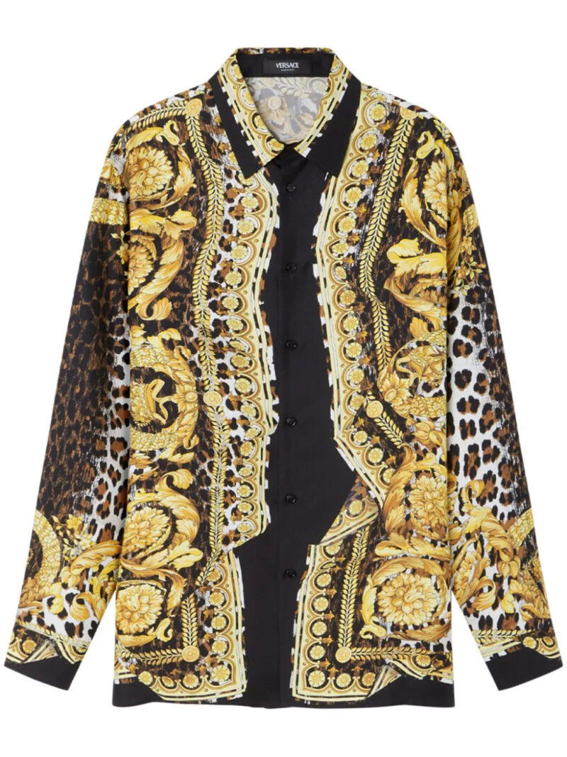 Versace  Wild Barocco silk shirt