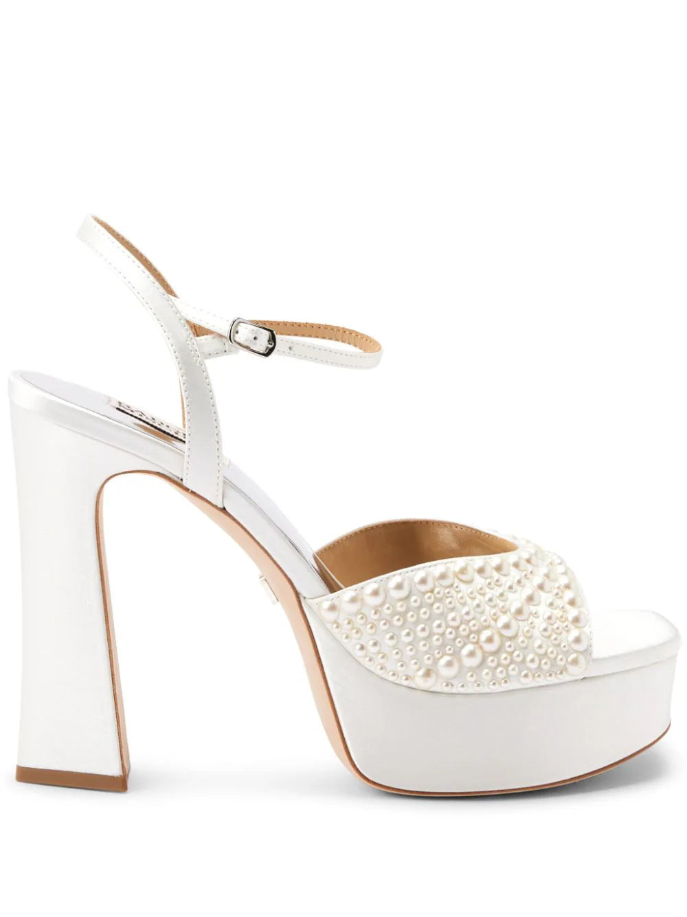Badgley Mischka  90mm Bryleigh satin sandals