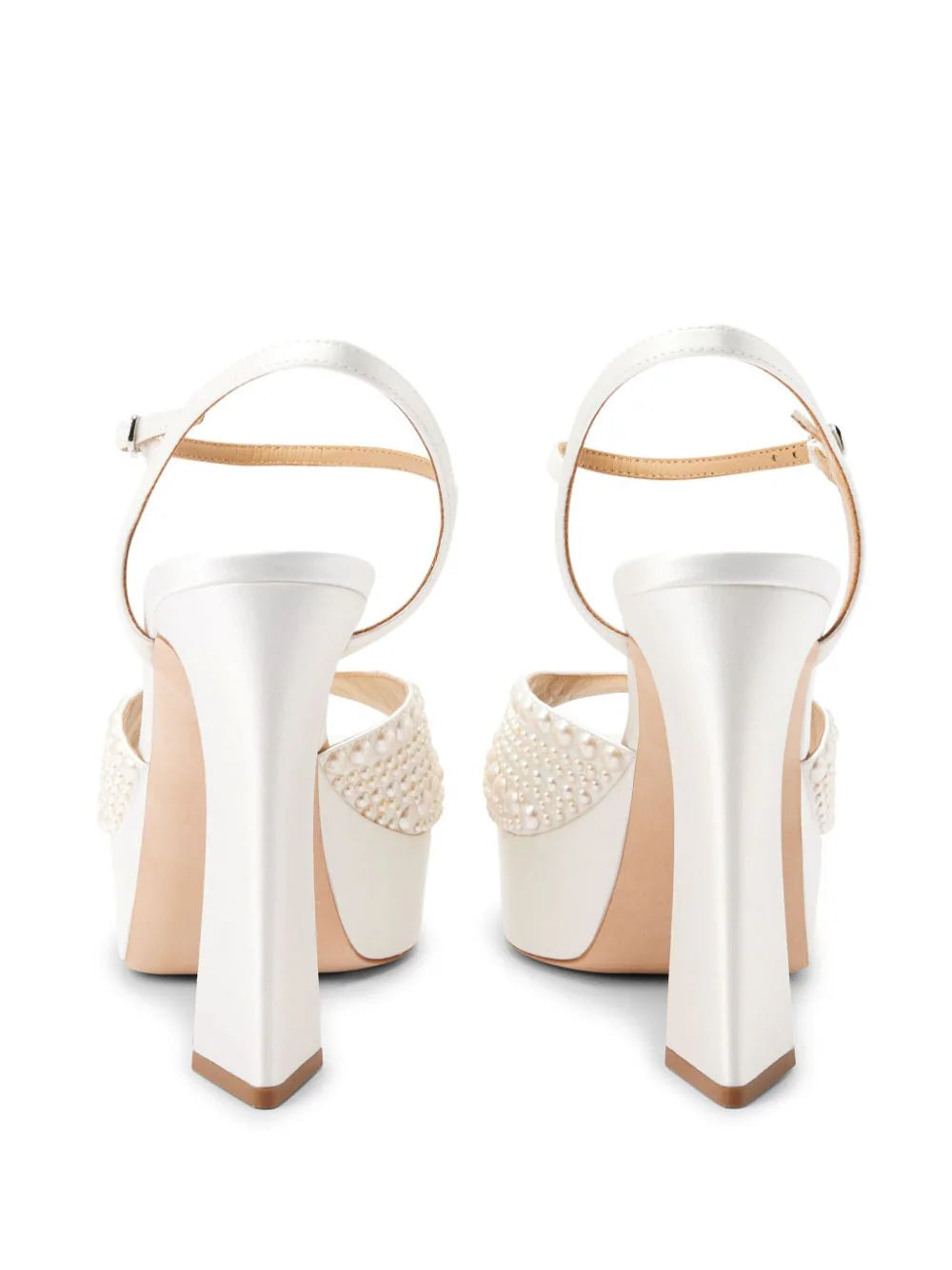 Badgley Mischka  90mm Bryleigh satin sandals