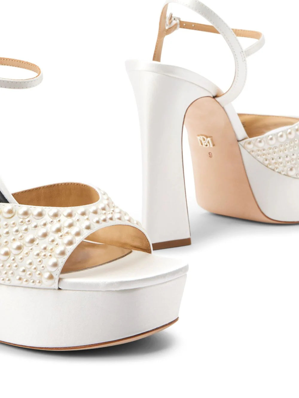 Badgley Mischka  90mm Bryleigh satin sandals