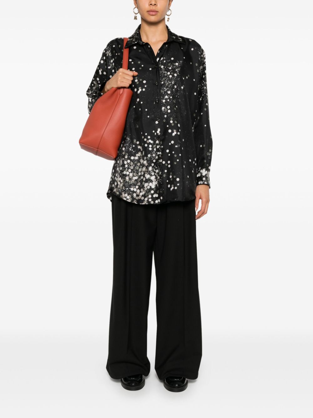 Alysi  Stardust-print shirt