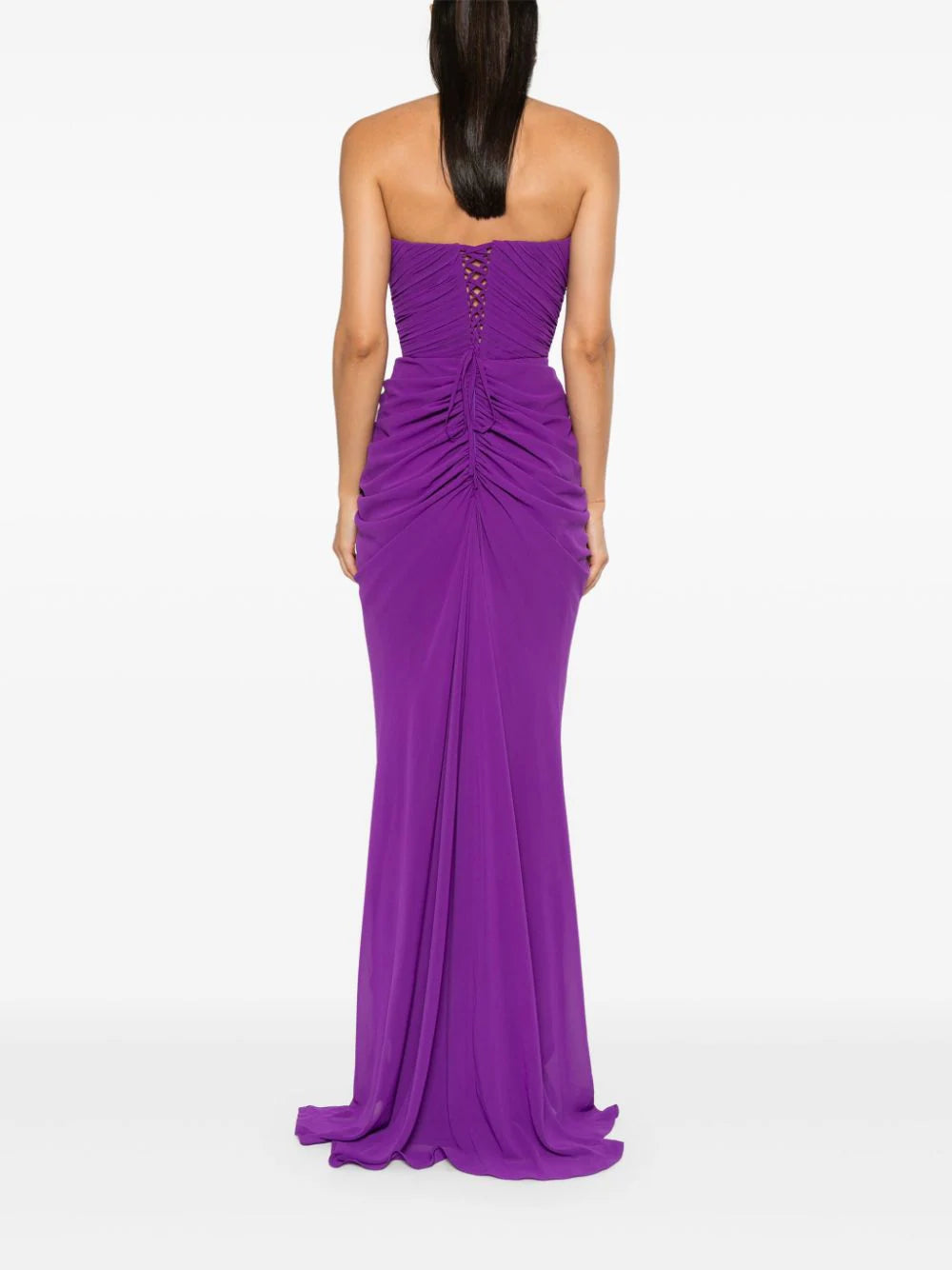 Ana Radu  floral-appliqué maxi dress