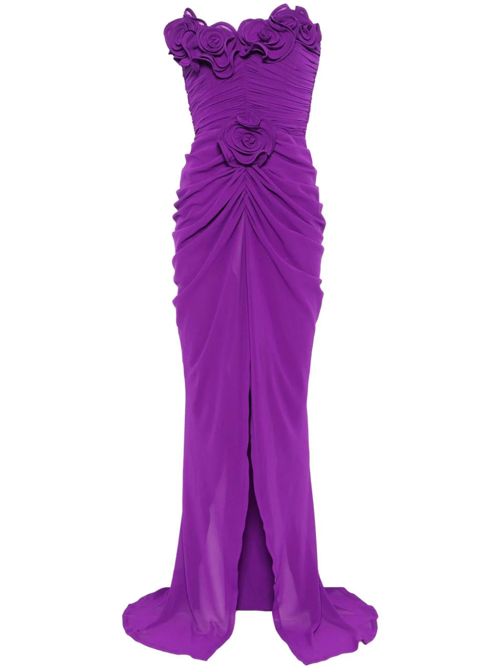 Ana Radu  floral-appliqué maxi dress
