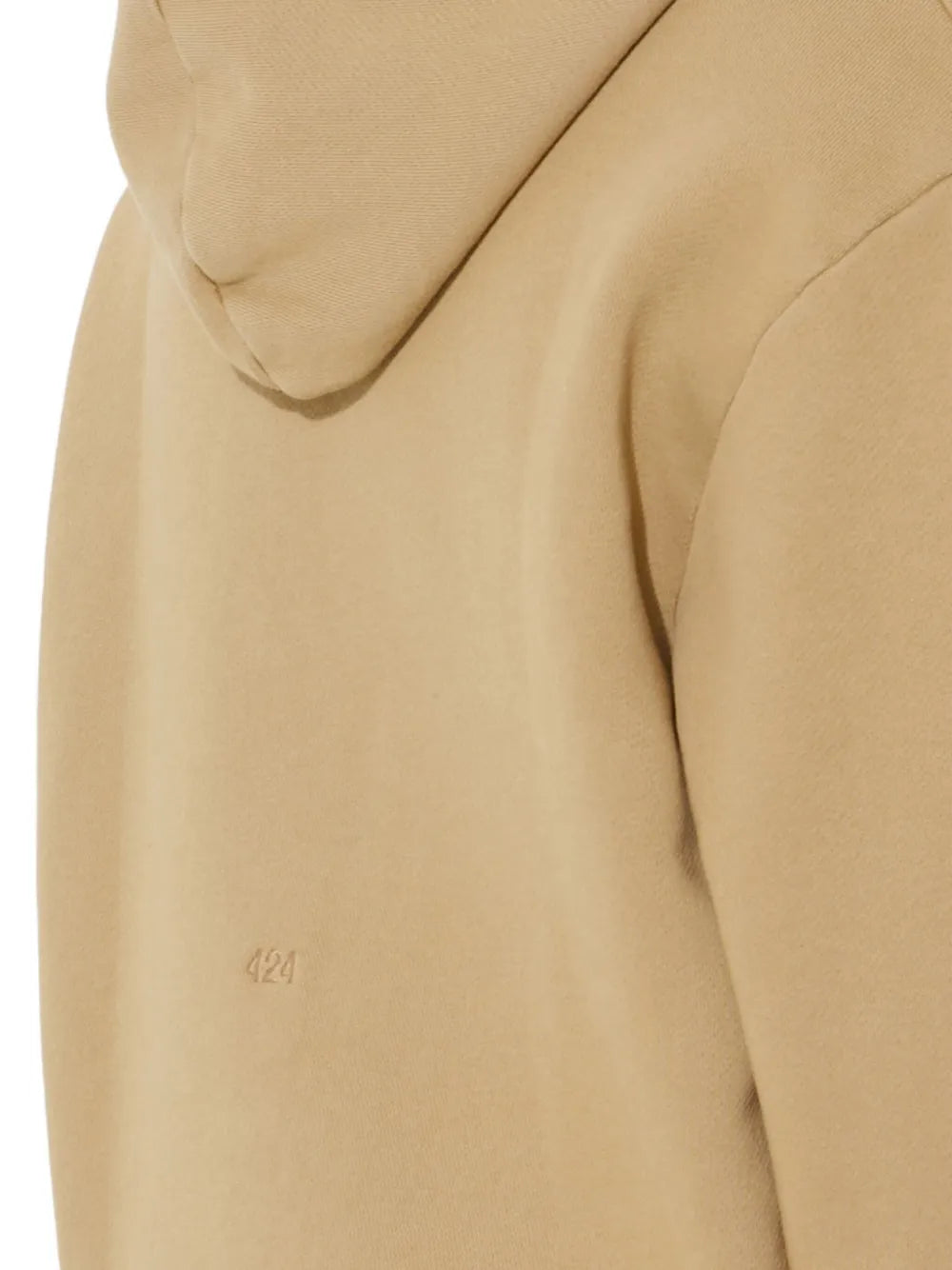 424 long-sleeve cotton hoodie