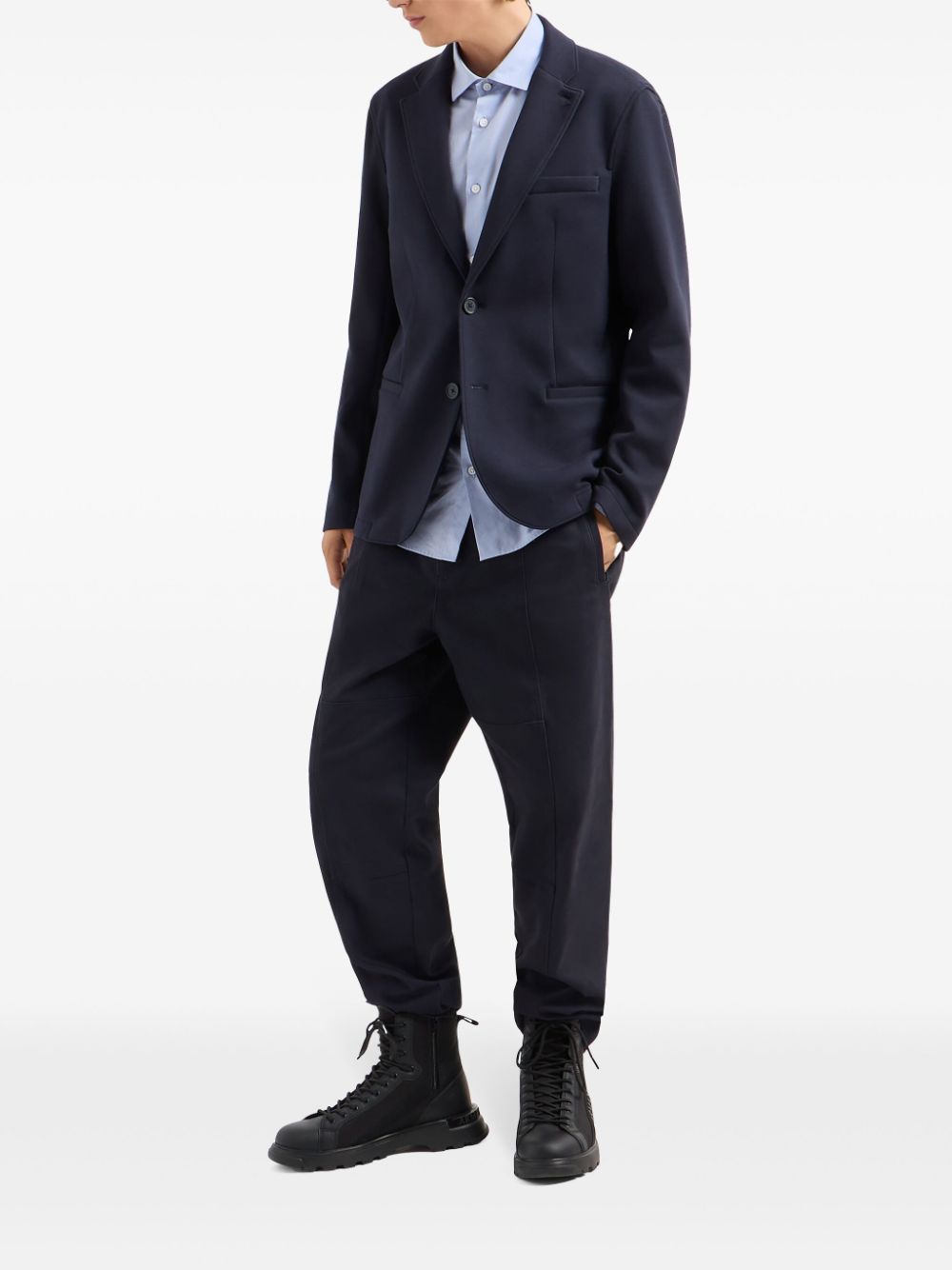 Armani Exchange  logo-embroidered shirt