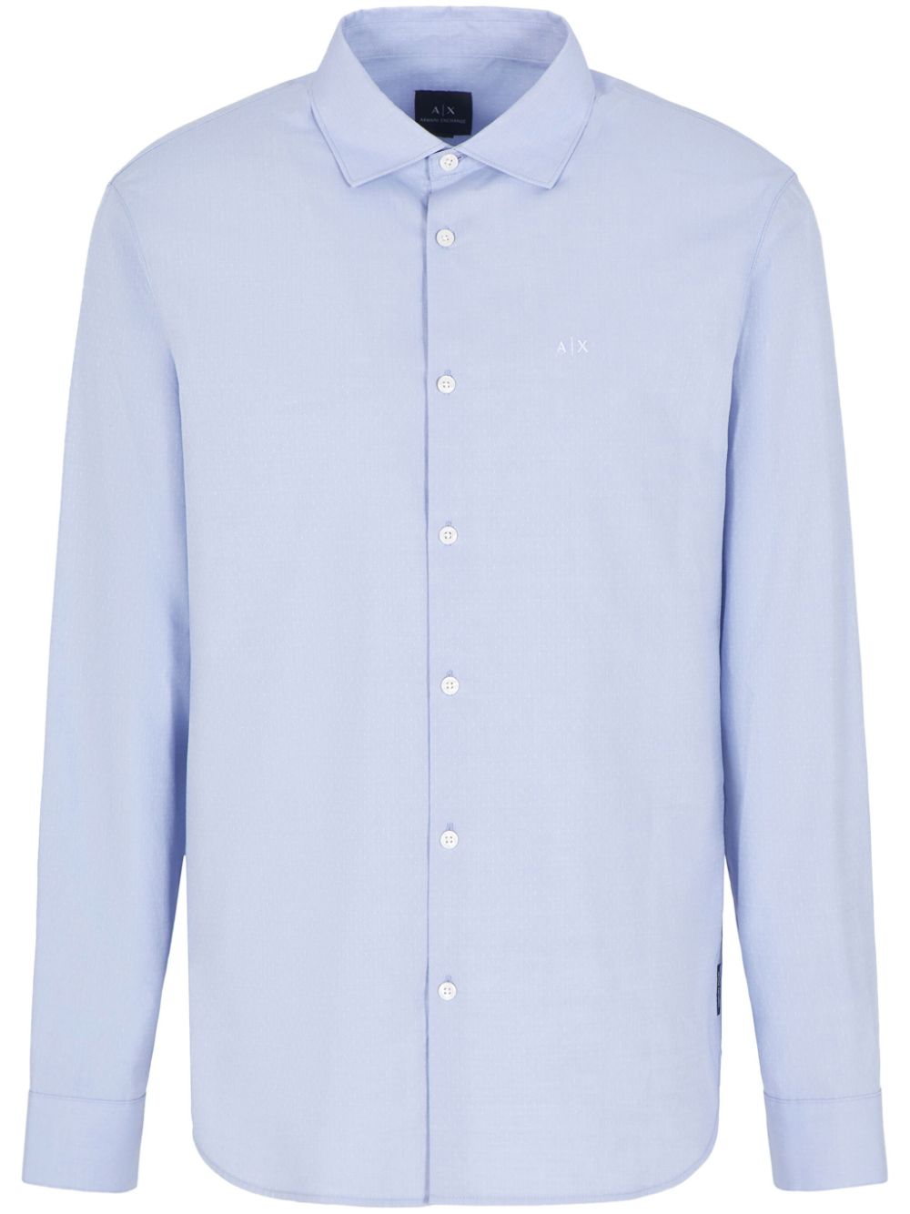Armani Exchange  logo-embroidered shirt