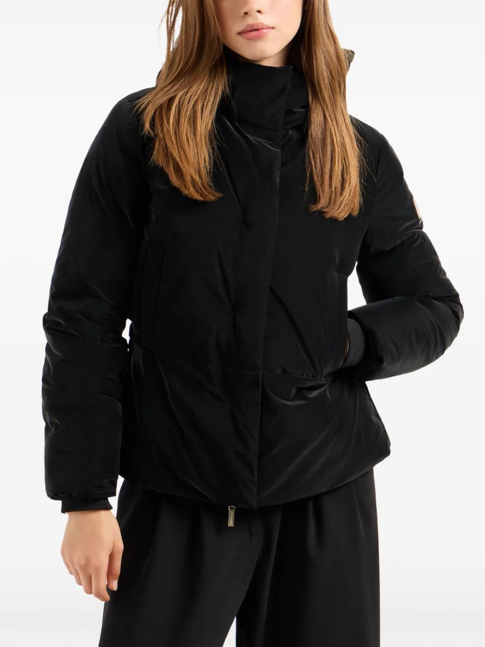 Armani Exchange concealed hood jacket